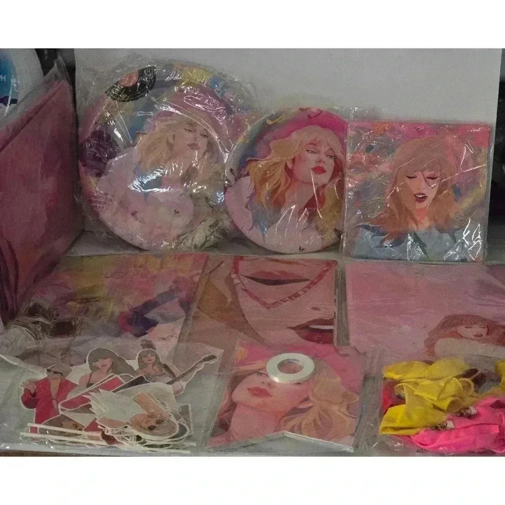 Taylor Swift Party Supplies‎ Set Pink